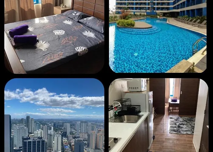 Makati Amazing View Penthouse Studio, Air Residence, Fast Internet